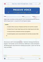 Vorschau - Arbeitsblätter - Passive Voice – Present & Past Simple Passive | Englisch 4. Klasse | 15 Seiten mit Lösungen - Seite 1