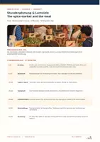 Vorschau - Stundenentwürfe - The spice market and the meal – Lehrkraft, Material & Lösungen, India – ZP 10 - Seite 1