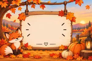 Vorschau - Mal- und Bastelvorlagen - Herbstferien Countdown - Seite 1