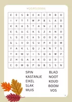 Voorbeeld - Spelletjesbundel herfst - Pagina 1