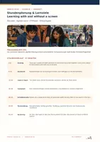 Vorschau - Stundenentwürfe - Learning with and without a screen – India, Planung, Material – ZP 10 - Seite 1