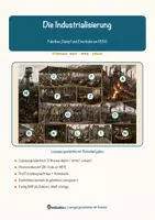 Vorschau - Arbeitsblätter - Die Industrialisierung – Lesespurgeschichte mit Rätselaufgaben (Klasse 8) - Seite 1