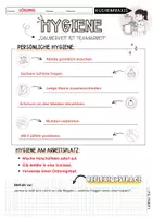Vorschau - Unterrichtsreihen - Hygiene in der Schulküche | Merkblatt mit Lösung | Hygiene ist Teamarbeit - Seite 2