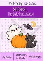 Vorschau - Arbeitsblätter - SUCHSEL Herbst/Halloween I Fix & Fertig Wortschatz I Differenziert - Deckblatt