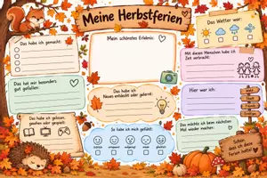 Vorschau - Aufgabenkarten - Herbstferien - Ferienbericht - Seite 3