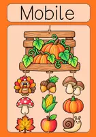 Vorschau - Arbeitsblätter - Kunst Halloween & Herbst Mobile Klasse 1 - 3 basteln - Seite 2