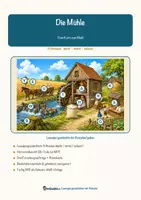 Vorschau - Arbeitsblätter - Die Mühle – Lesespurgeschichte mit Rätselaufgaben (Klasse 4) - Seite 1