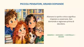 anteprima - Presentazioni / Lavagne - Come sviluppare lo spirito critico | Terza Primaria - Pagina di copertina