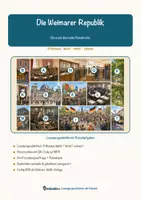 Vorschau - Arbeitsblätter - Die Weimarer Republik – Lesespurgeschichte mit Rätselaufgaben (Klasse 8) - Seite 1