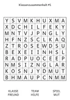 Vorschau - Arbeitsblätter - SUCHSEL Klassenzusammenhalt I Fix & Fertig Wortschatz I Differenziert - Seite 3