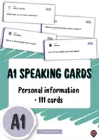 Vista previa - Juegos / Gamificación - Speaking A1 – Pack de conversación en inglés (111 cartas) - Portada