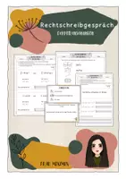 Vorschau - Stundenentwürfe - RS-Gespräch Doppelkonsonanten Kl 2 - Deckblatt