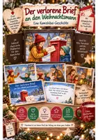 Vorschau - Poster - Kamishibai-Geschichte - Der verlorene Brief an den Weihnachtsmann - Deckblatt