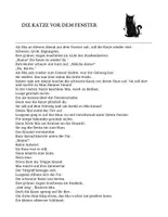 Vorschau - Stundenentwürfe - Gruselgeschichte „Die Katze vor dem Fenster“ – kreatives Schreiben mit Hilfekarten - Seite 2