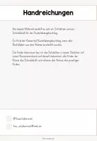 Vorschau - Arbeitsblätter - Buchstabengeburtstag - Schilder & Schreibblatt - Seite 1