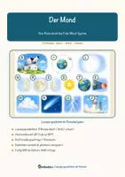 Vorschau - Arbeitsblätter - Der Mond – Lesespurgeschichte mit Rätselaufgaben (Klasse 7) - Seite 1