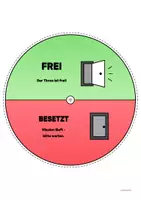Vorschau - Anderer Materialtyp - WC Status, Klo, Toiletten Drehscheibe mit Anleitung Ox - Deckblatt