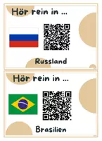 Vorschau - Stundenentwürfe - Nationalhymnen aus aller Welt – Hörreise mit QR-Codes - Seite 3