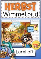 Vorschau - Arbeitsblätter - DaZ / HERBST / Wimmelbild - Deckblatt