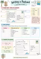 Vorschau - Arbeitsblätter - How to Write a Postcard | 11 Arbeitsblätter Englisch Klasse 6 | Simple Past | Summer & Summer Break | Reading & Writing | Klassenarbeitsvorbereitung - Seite 3