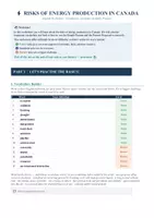 Vorschau - Arbeitsblätter - Energy Production in Canada - Englisch Grammatik Arbeitsblatt (differenziert) - Seite 1