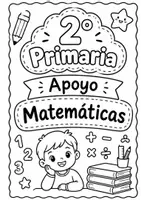 Vista previa - Hojas de trabajo - Apoyo Matemáticas 2 primaria. - Portada