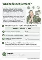 Vorschau - Stundenentwürfe - Demenz verstehen – Arbeitsblätter Gesundheit & Pflege | Klasse 10–13 - Seite 1