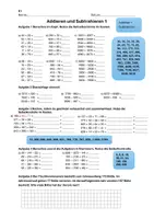 Vorschau - Arbeitsblätter - AB Kopfrechnen (SOL geeignet) Addition, Multiplikation,... - Deckblatt