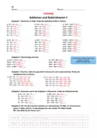 Vorschau - Arbeitsblätter - AB Kopfrechnen (SOL geeignet) Addition, Multiplikation,... - Seite 1