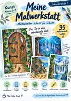Vorschau - Unterrichtsreihen - Meine Malwerkstatt - Das Tor in eine unbekannte Welt (Maltechniken Kunst 5.-7. Klasse) - Deckblatt
