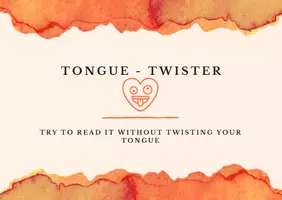Vorschau - Bildkarten - Tongue -Twister - Seite 1