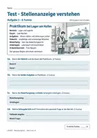 Vorschau - Test - Lernerfolgskontrolle Bewerbung – Test mit Lösungen - Seite 2
