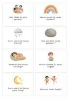 Vorschau - Bildkarten - Reflexionskarten für Kinder: 40 Gesprächskarten zum Tagesrückblick für Morgenkreis, Abschlusskreis und Tagesabschluss, mit Ritualseite - Seite 3