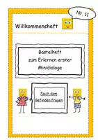 Vorschau - Arbeitsblätter - Klaro DaZ Willkommensheft Nr.11 Nach dem Befinden fragen - Deckblatt