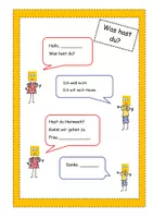Vorschau - Arbeitsblätter - Klaro DaZ Willkommensheft Nr.11 Nach dem Befinden fragen - Seite 3