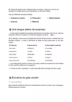 Aperçu - Préparation de séance / Séance complète - Initiation au grec ancien – Découverte ludique - Page 2