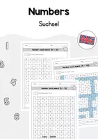 Vorschau - Arbeitsblätter - Numbers - Suchsel - Deckblatt
