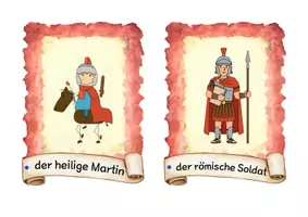 Vorschau - Spiele - Materialpaket Bild-Wort-Karten und Lesespiel zum Thema Sankt Martin - Seite 3
