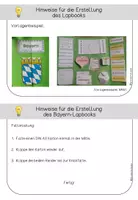 Vorschau - Unterrichtsreihen - Bundesland Bayern Lapbook mit QR Codes - Seite 1