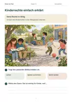 Vorschau - Arbeitsblätter - Materialpaket Kinderrechte verstehen & mitbestimmen | Mini Bundle | Klasse 4–5 - Seite 1
