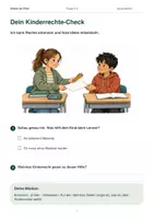 Vorschau - Arbeitsblätter - Kinderrechte | Wissen anwenden & Fälle lösen - Seite 1