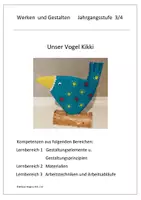Vorschau - Stundenentwürfe - Holz - Holzarbeit -Vogel Kikki - Deckblatt