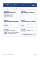 Προεπισκόπηση - Flashcards - Michigan ECCE Writing linking words flashcards - Σελίδα 2