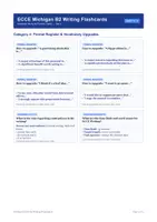 Προεπισκόπηση - Flashcards - Michigan ECCE Writing linking words flashcards - Σελίδα 3