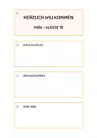 Vorschau - Fördermaterial/Inklusion - Willkommensringbuch-Schulstart Vorlagen - Seite 1