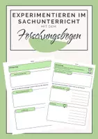 Vorschau - Arbeitsblätter - Forschungsbogen, Forscherbogen, Experimentieren, Forschen - Deckblatt