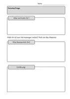 Vorschau - Arbeitsblätter - Forschungsbogen, Forscherbogen, Experimentieren, Forschen - Seite 2