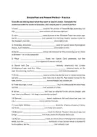 Vorschau - Arbeitsblätter - Simple Past or Present Perfect - Gaps - Seite 2