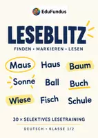 Vorschau - Arbeitsblätter - Leseblitz: 30 Lesetrainings – selektives Lesen | Deutsch Klasse 1/2 - Deckblatt