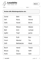 Vorschau - Arbeitsblätter - Leseblitz: 30 Lesetrainings – selektives Lesen | Deutsch Klasse 1/2 - Seite 3